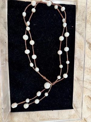 Wendy Mignot Pearl Music Necklace  With Freshwater Pearls - Image 1 of 4