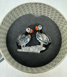 Puffins macareux vintage Swarovski cristal argenté multicolore 261643 ou 7621 000 008 - Photo 1/20