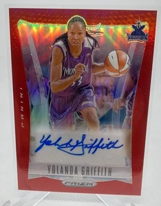 2024 Panini Prizm WNBA Yolanda Griffith Throwback Signatures Prizms Red #/99 - Picture 1 of 2