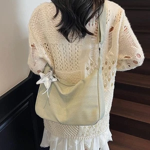 Friendly Canvas Messengers Bag Strap Comfortable Casual Crossbody Bag For Daily - Picture 1 of 12