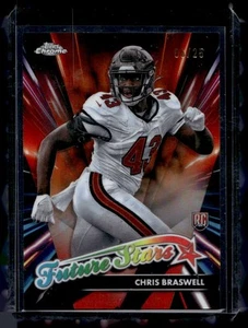 2024 Topps cromo #FS-6 Chris Braswell Future Stars refractor naranja #/25 - Imagen 1 de 2