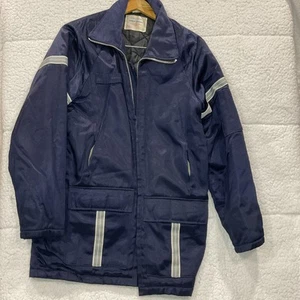 United Airlines Winter Coat Size Small. Vintage 50% Nylon / 50% Rayon No Hood - Picture 1 of 13