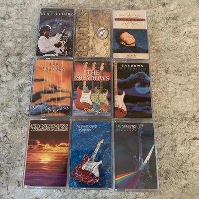 9x CLIFF RICHARD & THE SHADOWS CASSETTE TAPE ALBUM BUNDLE GREATEST HITS Foto 1 de 4