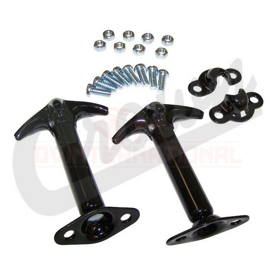 Kit de captura de capó automático Cr izquierda y derecha, superior e inferior para Jeep CJ6 1959-1975 Foto 1 de 1