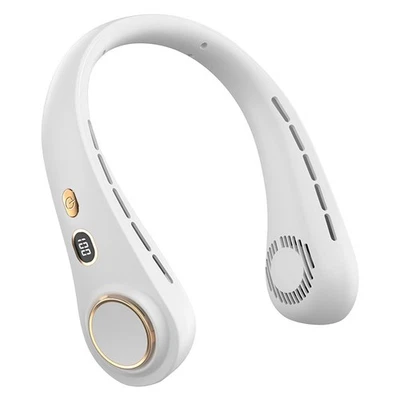 Ventilateur de Cou Portable Mini Ventilateur Silencieux Sans Pale USB Ventila... - Photo 1/4