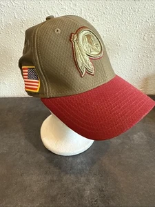 Washington Redskins Veteran Day Mütze grau und weinrot flexible Passform Large - Bild 1 von 8