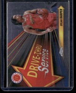 2024 Topps Chrome McDonald's All-American Dylan Harper Drive Thru Service - Picture 1 of 2
