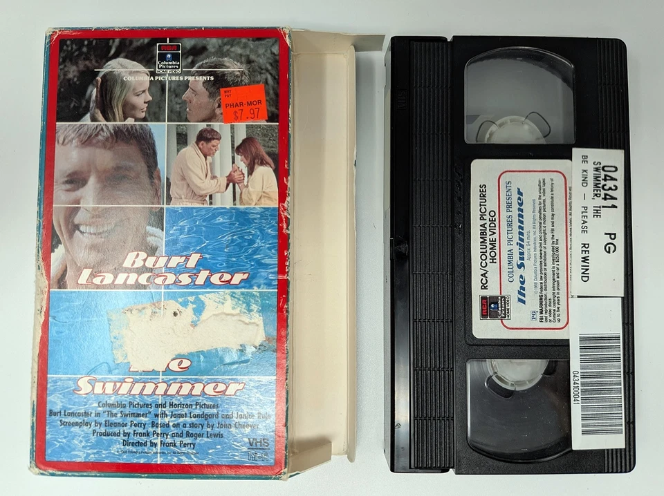 VHS: The Swimmer: Frank Perry, Burt Lancaster, Janet Landgard: RCA Columbia - Image 1 of 1