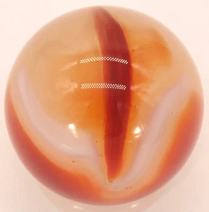 Akro Agate UV Carnelian Agate Marble 21/32" - Picture 1 of 8