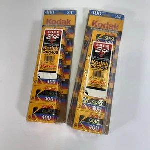 Vintage Kodak Gold 400 35mm 24/36 Exposure Print Film 6 Pack New/Sealed Expired - Picture 1 of 4