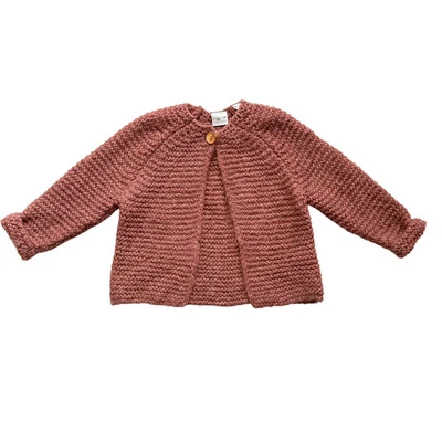 Zara Chunky Knit Cardigan Sweater Size 3-4y - Изображение 1 из 4