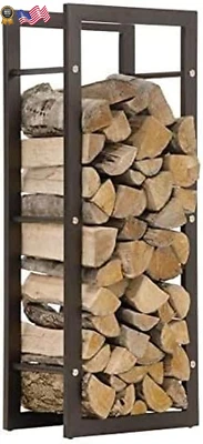 WGX Indoor/Outdoor Decorative Firewood Storage Log Rack Holder 2-Feet Log Rack - Image 1 of 4