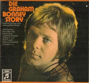 GRAHAM BONNEY : original autograph on record sleeve / Autogramm auf LP-Cover - Picture 1 of 1