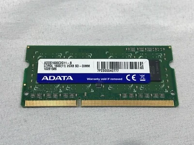 Adata 2GB SO-DIMM DDR3L 1600(11) ADDS1600C2G11 - Ram Memory - Image 1 of 2