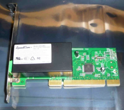 SpeedCom HPI56M3 56.6K V.90 56.6 KBps Data/Fax Analog Internal PCI Modem - Image 1 of 4