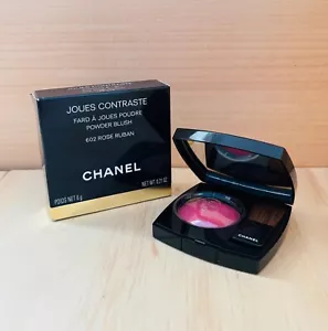 CHANEL Joues Contraste Powder Blush 6 g/0.21 oz ~ #602 ROSE RUBAN - Picture 1 of 2