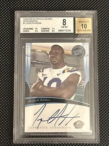2006 Press Pass Legends Auto Joseph Addai Rookie Auto RC BGS 8 - Picture 1 of 2