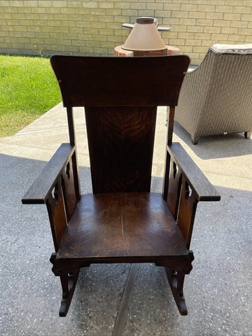 antique rocking chair Cover