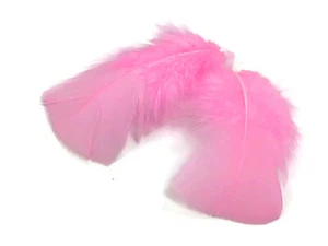 1 Pack - Candy Pink Turkey T-Base Plumage Feathers 0.50 Oz. Fly Tying Suncatcher - Picture 1 of 10