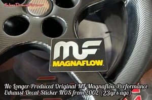 MF MAGNAFLOW PERFORMANCE EXHAUST DECAL STICKER FORD SALEEN MUSTANG SHELBY COBRA - Picture 1 of 3