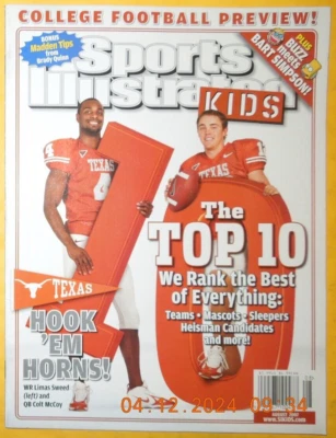 MARIO STRIKERS CHARGED CARDS new COLT McCOY sports illustrated kids LIMAS SWEED - Image 1 of 4