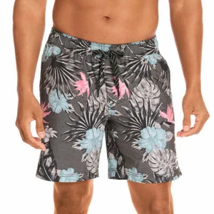 Bolsillos de malla para baúl de baño Hurley para hombre respiraderos laterales para abrir piernas - Imagen 1 de 24