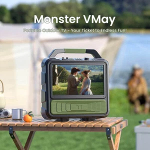 Monster VMay 1080P TV Portátil Exterior Bluetooth 60W Altavoz - Imagen 1 de 16