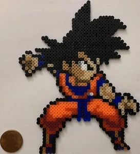 Goku Dragon Ball Mini Bead Sprite Perler Artkal Pixel Art Z GT Kai Super Kakarot - Picture 1 of 1