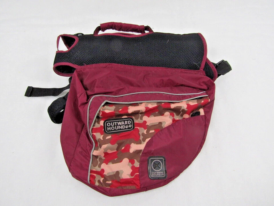 Large Outward Hound Red Camo Vest for Dogs - Chest 36" 55-85 lbs - Image 1 of 4