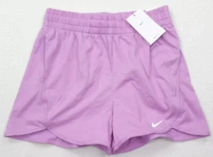 NEW Nike Dri-Fit Girls Loose Fit Training Shorts Purple DX4965-532 Sz Medium - Picture 1 of 4