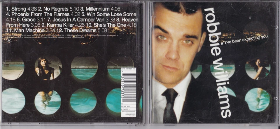 I've Been Expecting You by Robbie Williams (CD, 1998, Chrysalis Records) - Imagem 1 de 2
