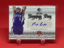 2008-09 NBA Upper Deck SP Rookie Threads Patrick Ewing Jr Auto 🔥