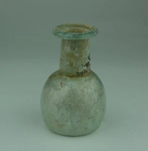 ANCIENT ROMAN GLASS UNGUENTARIUM - CIRCA 1ST-3RD CENTURY AD 012 - Picture 1 of 1