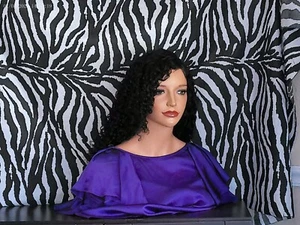 Lace Closure Perücke Brazilian Deep Curly 22" Handarbeit - Bild 1 von 4