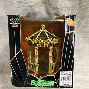 Lemax Spooky Town Skeleton Gazebo #73609 Retired New In Box -- 7455 - Picture 1 of 11