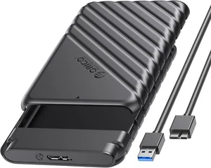 ORICO Case HDD 2.5 SATA USB 3.0, Hard Disk Case for HDD and SSD 9.5mm and 7mm, Suppo - Picture 1 of 8