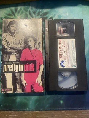 Pretty In Pink VHS Molly Ringwald Jon Cryer Andrew McCarthy Teen Romance PG-13 - Image 1 of 4