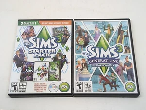 The Sims 3 Starter Pack & Generations Expansion Pack PC Games EA Maxis - Picture 1 of 9