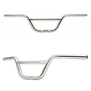 New Burly Brand 6" Scrambler Handlebars Handle Bars 1" for HD Motorcycle Chrome - Bild 1 von 5