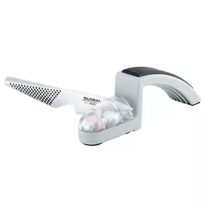 GLOBAL MINOSHARP 2 Stage Water Knife Sharpener Grey & Black! RRP $69.95! - Picture 1 of 8