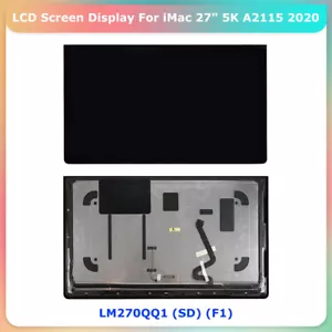 A+ LCD Screen Display Assembly For iMac Retina 27" 5K A2115 2020 LM270QQ1 SD F1 - Picture 1 of 6
