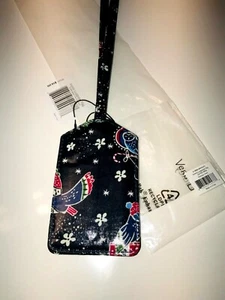 Vera Bradley **HOLIDAY OWLS* Iconic Luggage Tag NWT - Picture 1 of 2