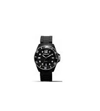 Montres Carlo Womens Fashion Quartz Black Dial Plastic Bracelet Watch-33801blk