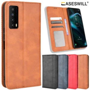 For TCL Stylus 5G Leather Wallet Card Holder Stand Flip Case + Screen Protector - Picture 1 of 24