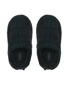 SKIMS Fleece Sleep Slippers Unisex Slippers for Adults/Kids Cyrus Plaid Sz 37 6 - Picture 1 of 4