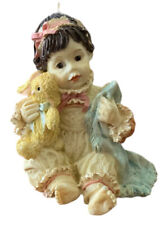 Vintage 1994 Derek Darlings Ornaments *Sara*Replica of Girl with bunny & blankie