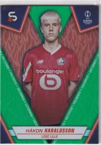 Topps UCL Super-Stars 23/24 No. 179 Hakon Haraldsson Uncommon Green - Picture 1 of 2