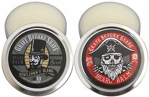 GBS Top Shelf Bourbon & Bay Rum Bartbalsam Doppelpack - Bild 1 von 5