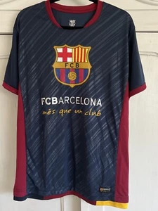 HKY Sportswear Men's FC Barcelona Short Sleeve T-Shirt SC-9145B size L - Picture 1 of 9