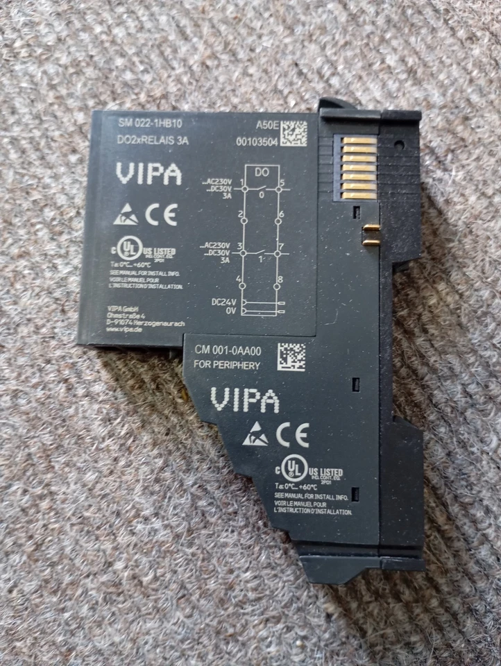Vipa Yaskawa 2 x Relais-Ausgangskarte 3A   SM022-1HB10    - Bild 1 von 1
